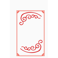 鸡年新年边框背景