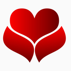 心形元素矢量图