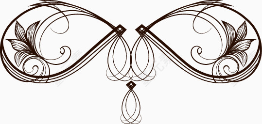 平面矢量装饰花纹素材