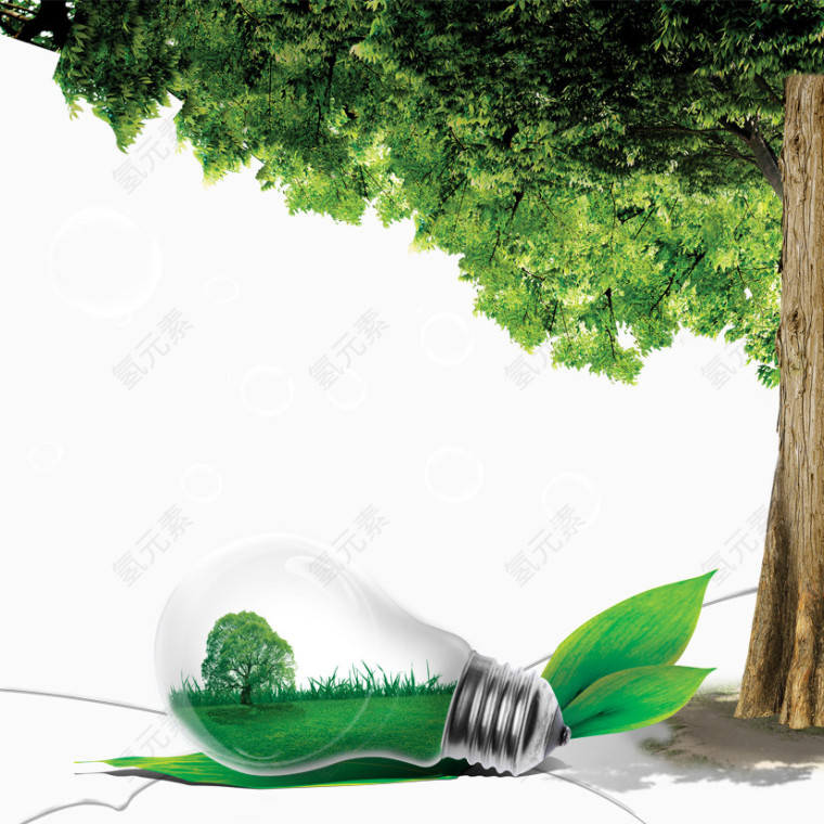 环保大树素材