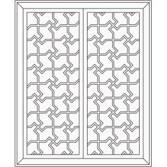 传统古典中式窗