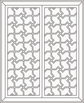 传统古典中式窗