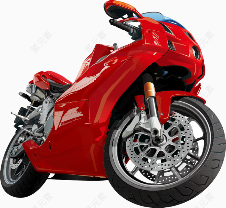 一款漂亮的摩托车