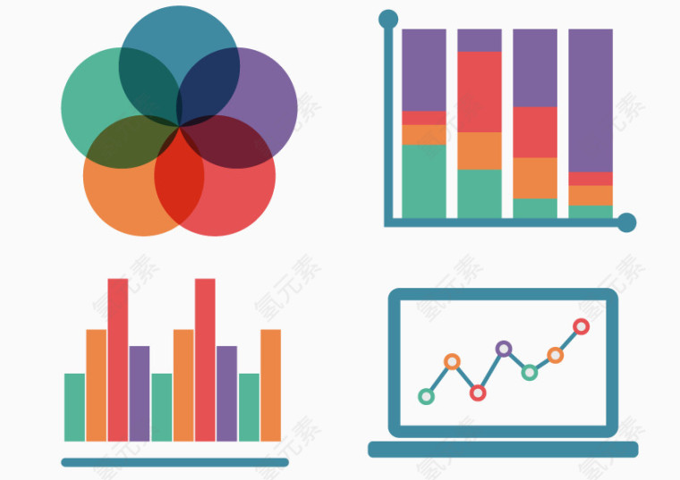 ppt元素数据金融统计