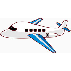 卡通交通工具飞机