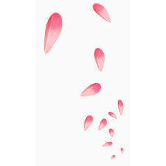 漂浮粉红装饰图案