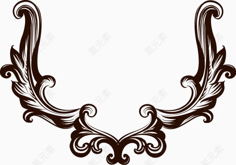 平面矢量装饰花纹素材