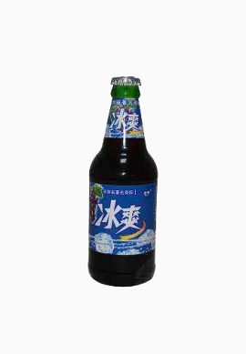 一瓶冰爽啤酒