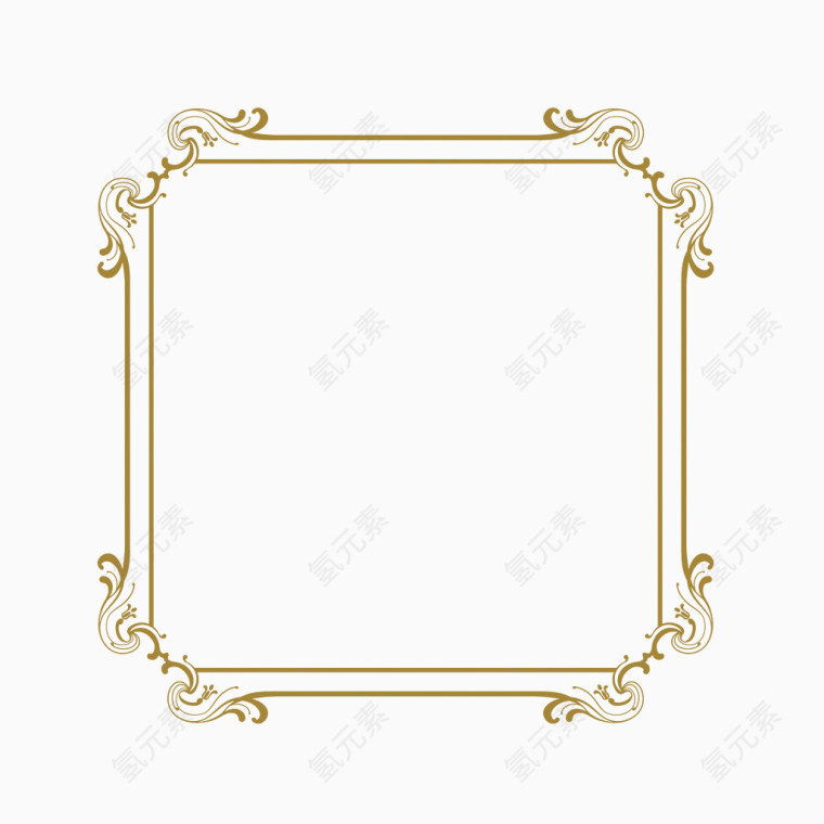欧式图框