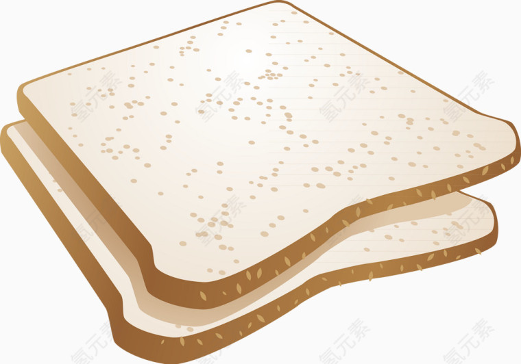 奶酪早餐手绘元素