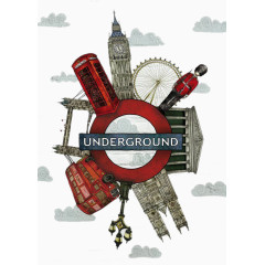 圆环上的英国著名标志事物