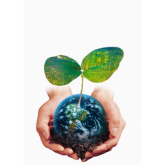 叶子 地球 手 希望 背景