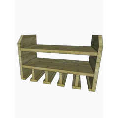 木制多功能架子