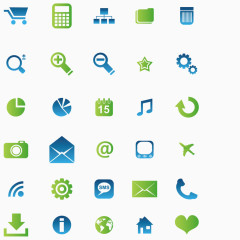 矢量装饰环保图标