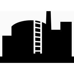 矢量石油工厂图标1