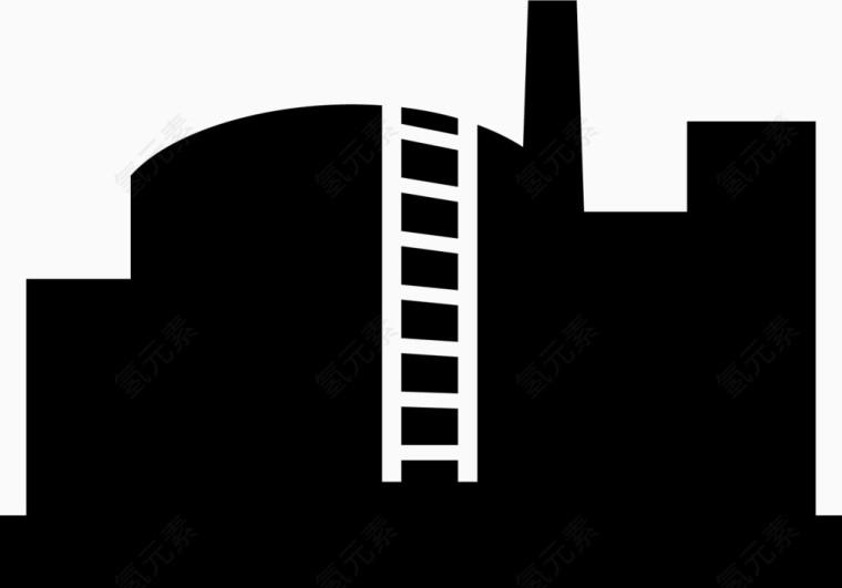 矢量石油工厂图标1