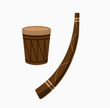 旅行海报图案元素