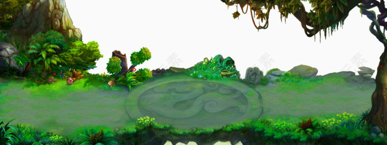 横版游戏场景地图