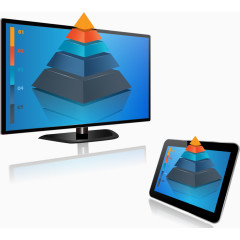 矢量手机APP展示素材