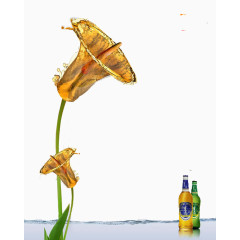 创意啤酒花海报素材