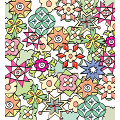 日系小清新图案