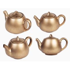 纯铜茶壶PNG素材