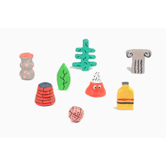 创意设计泥塑卡通