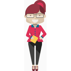 卡通IT人物矢量PNG图