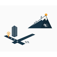 墨蓝色多边形装饰图案