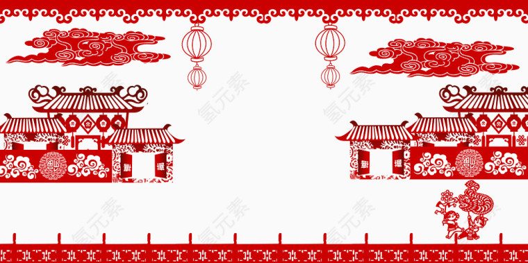 春节剪纸