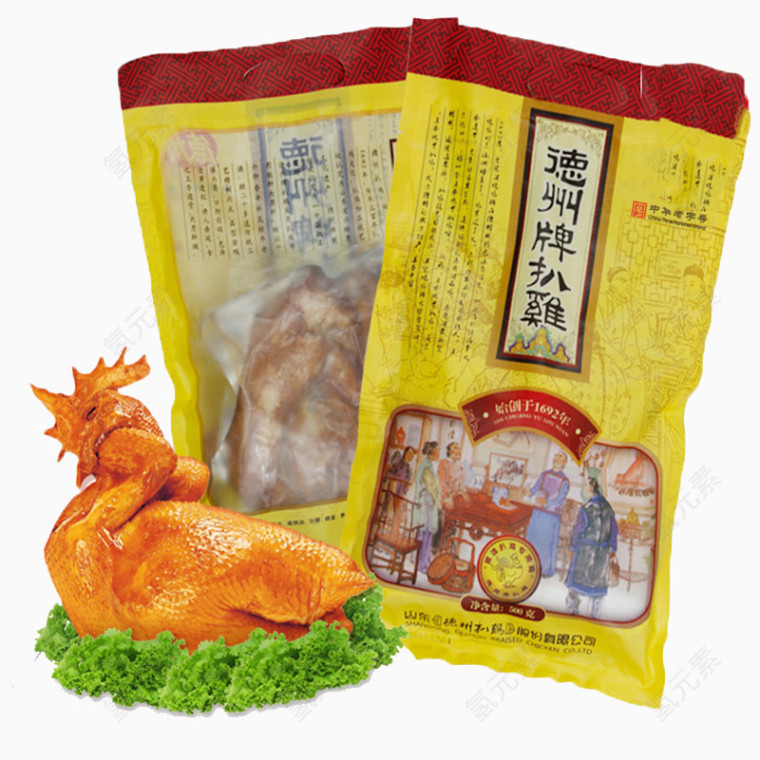 德州牌卤味扒鸡