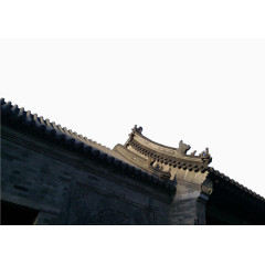 中式屋檐免抠传统建筑