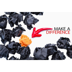 创意鹤立鸡群广告