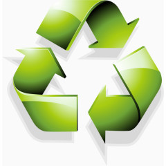 矢量立体循环箭头