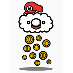 创意设计金币小人