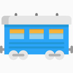 一节蓝色的火车