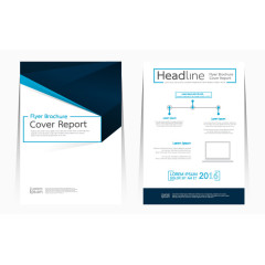 矢量宣传单页素材