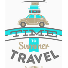 暑期 暑假 summer 夏日  艺术字