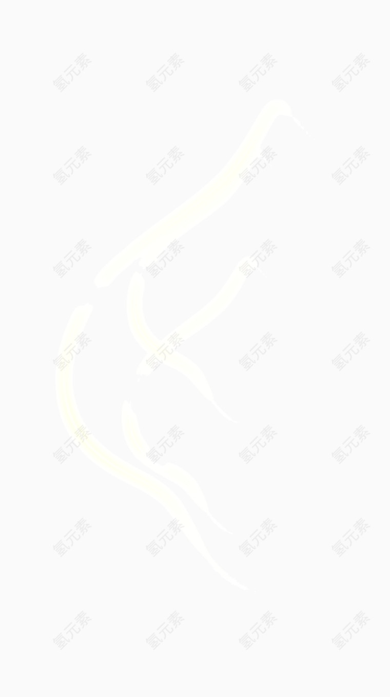 飘逸不规则图形