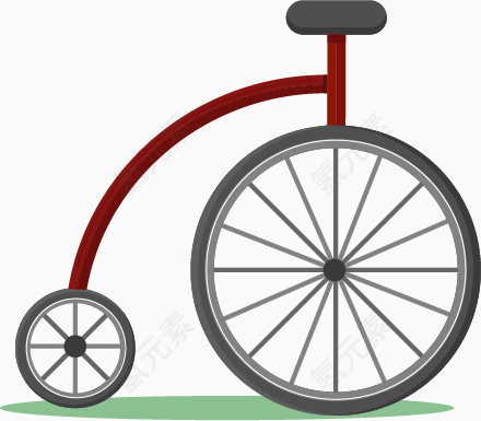 矢量创意自行车