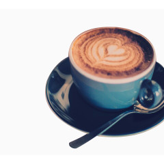 瓷质咖啡杯冬日热饮卡布奇诺