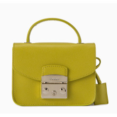 芙拉女士牛皮单肩手提包