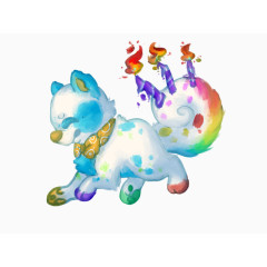 卡通 动画 动物 手绘