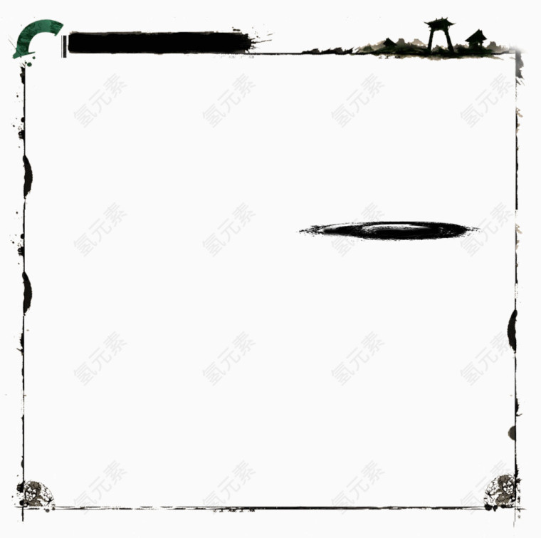 淘宝海报边框装饰