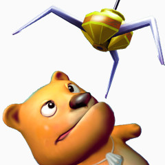 可爱卡通抓娃娃机装饰