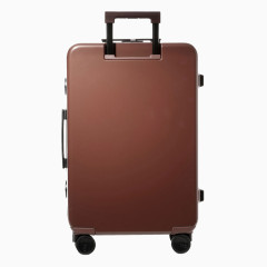 咖啡色简约拉杆箱