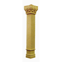 斜纹雕花罗马柱