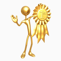 可爱机器人金牌