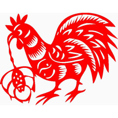 鸡年剪纸