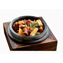 石锅土豆牛肉